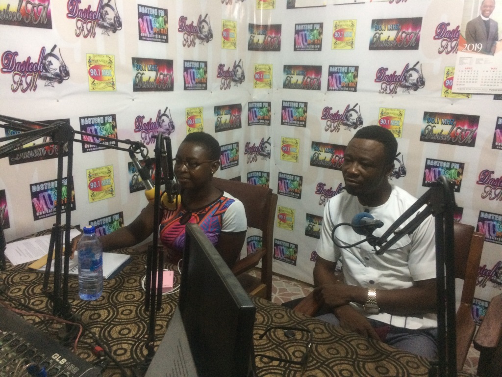 radio discussion about menstrual health